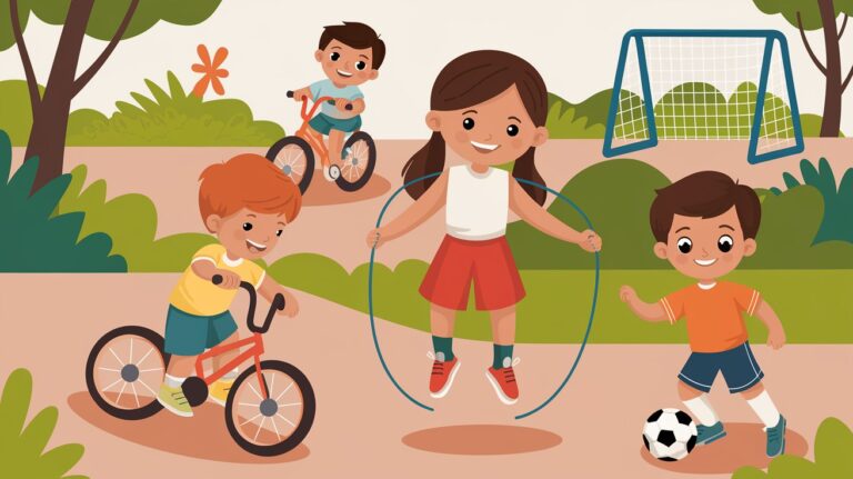Descubra os melhores exercícios para crianças e saiba como incentivar a prática de atividades físicas desde cedo!